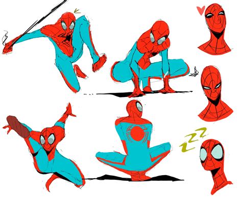 poses spiderman|spider-man pose guidelines.